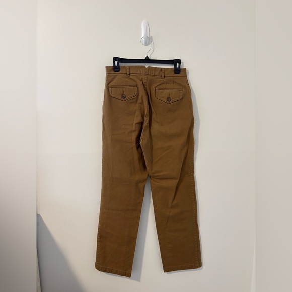 Moussy Vintage Tan Straight Leg Pants Large - Picture 4 of 4